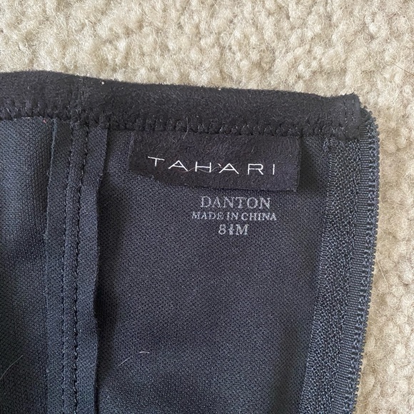 Tahari Black Suede Zip-Up High Heel Boots (Tall, Below the Knee) - Size 8.5 - Picture 3 of 3